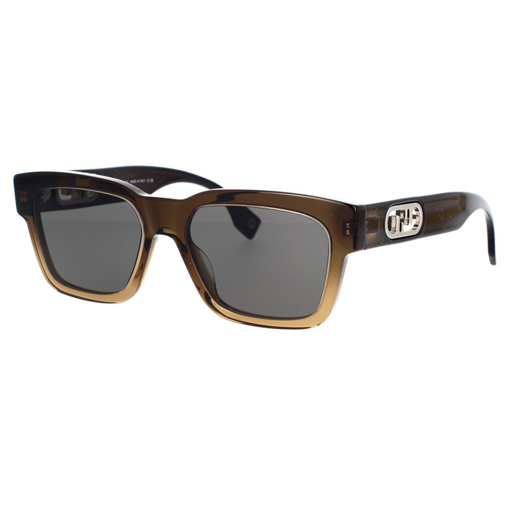 Fendi FE40107I - 50A - 53 Sonnenbrillen Braun Eckig