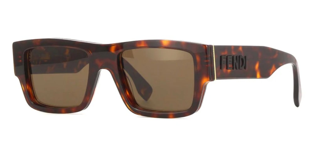 Fendi FE40118I - 54E - 53 Sonnenbrillen Havanna Eckig