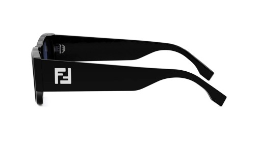 Fendi FE40144I - 01V - 54 Sonnenbrillen Schwarz Eckig