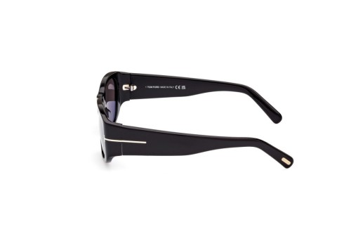 Tom Ford FT0987 ECO CYRILLE-02 - 01A - 53 Sonnenbrillen Schwarz Eckig