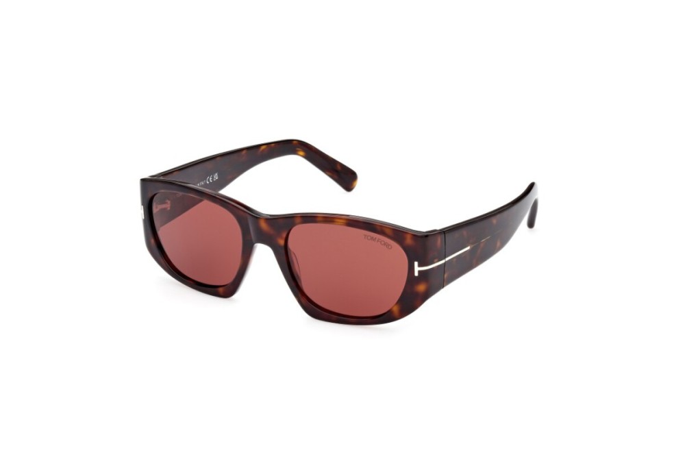Tom Ford FT0987 ECO CYRILLE-02 - 52S - 53 Sonnenbrillen Havanna Eckig