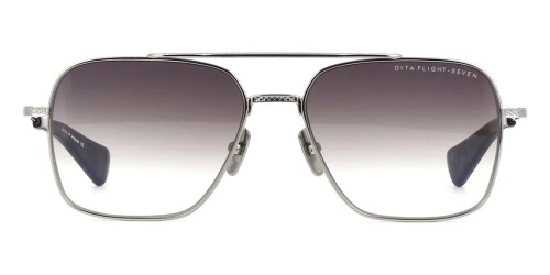 Dita FLIGHT-SEVEN DTS111 - 01 - 57 Sonnenbrillen Silber Pilot (Aviator)