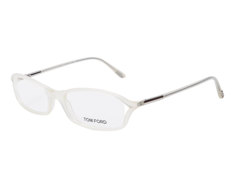 Tom Ford FT5019 - 860 - 52 Brillenfassungen Weiß Eckig