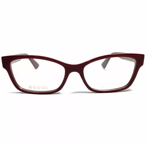 Gucci GG0635O - 006 - 53 Brillenfassungen Burgunder Eckig