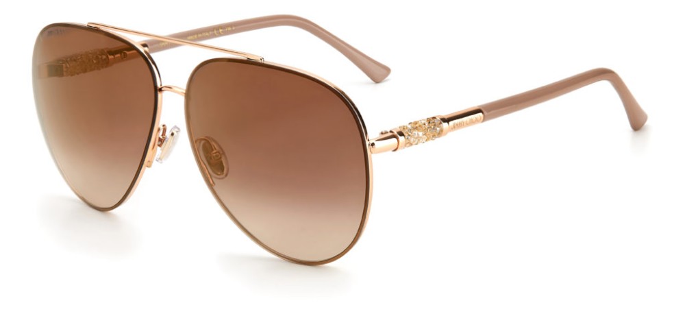 Jimmy Choo GRAY/S - BKUJL - 63 Sonnenbrillen Gold Pilot (Aviator)