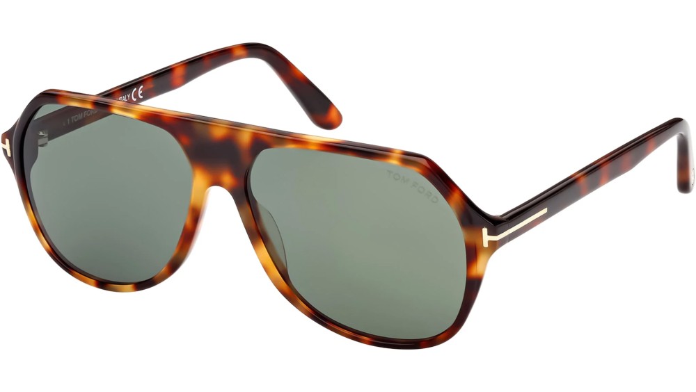 Tom Ford FT0934 HAYES - 53N - 59 Sonnenbrillen Havanna Pilot (Aviator)