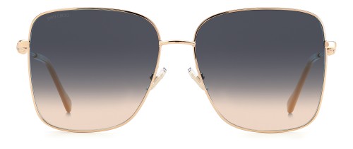Jimmy Choo HESTER/S - BKUI4 - 59 Sonnenbrillen Gold Eckig