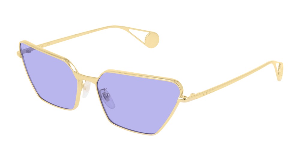 Gucci GG0538S - 006 - 63 Sonnenbrillen Gold Cat Eye