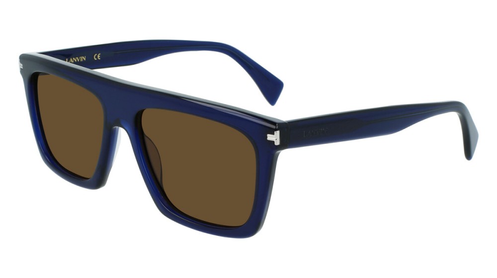 Lanvin LNV612S - 424 - 57 Sonnenbrillen Blau Flacher Oberteil