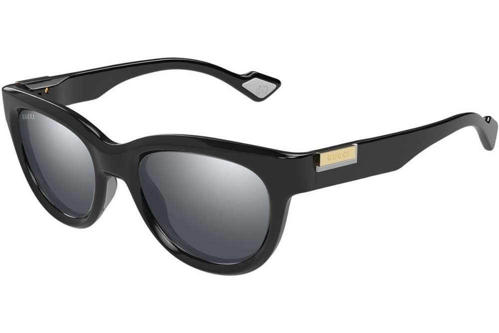 Gucci GG1620S - 001 - 52 Sonnenbrillen Schwarz Kissenform (Abgerundet)