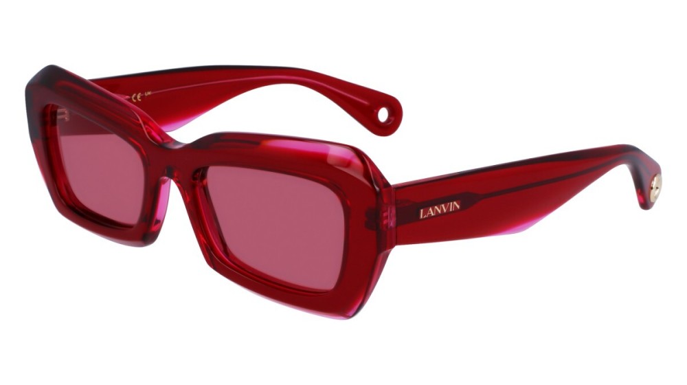 Lanvin LNV662S - 605 - 54 Sonnenbrillen Rot Eckig