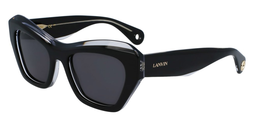 Lanvin LNV663S - 010 - 53 Sonnenbrillen Schwarz Cat Eye