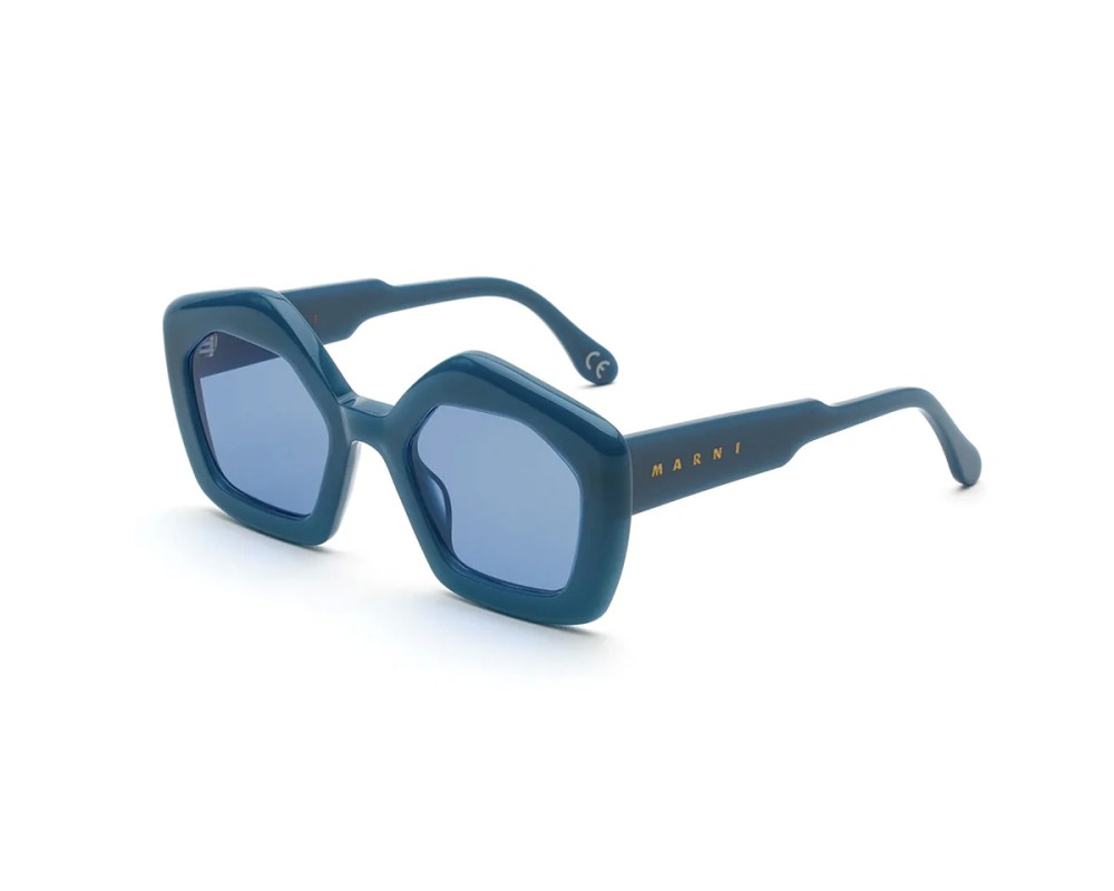 Marni LP4 Laughing Waters Blue - 51 Sonnenbrillen Blau Eckig