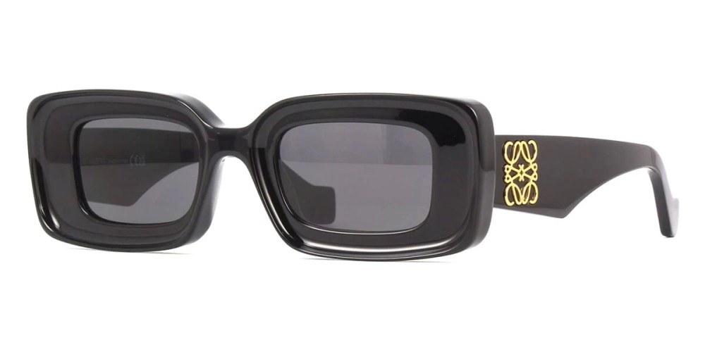 Loewe LW40101I - 01A - 46 Sonnenbrillen Schwarz Eckig