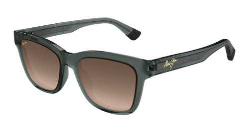 Maui Jim MJ0644S HANOHANO - 004 - 53 - MIT POLARISIERTEN GLÄSERN Sonnenbrillen Grün Eckig