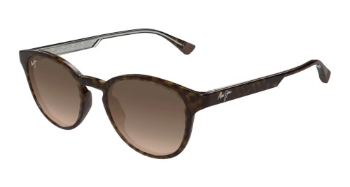 Maui Jim MJ0636S HIEHIE - 002 - 50 - MIT POLARISIERTEN GLÄSERN Sonnenbrillen Havana Kissenform (Abgerundet)
