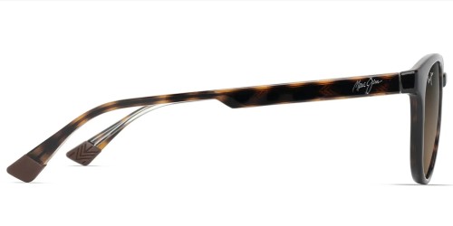 Maui Jim MJ0636S HIEHIE - 002 - 50 - MIT POLARISIERTEN GLÄSERN Sonnenbrillen Havana Kissenform (Abgerundet)