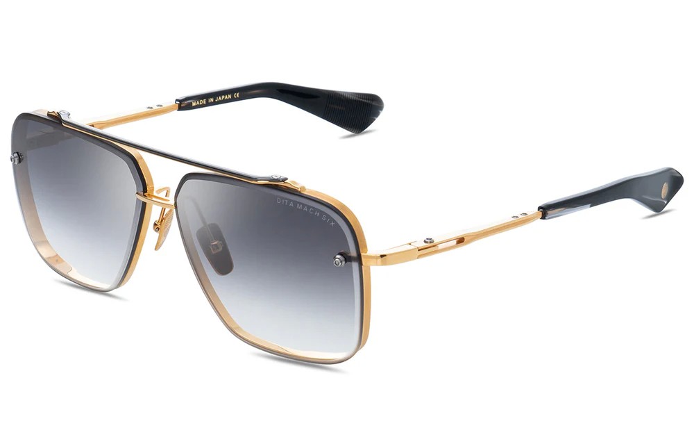 Dita MACH SIX//TITANIUM DTS121 - 01 - 62 Sonnenbrillen Pilot (Aviator)