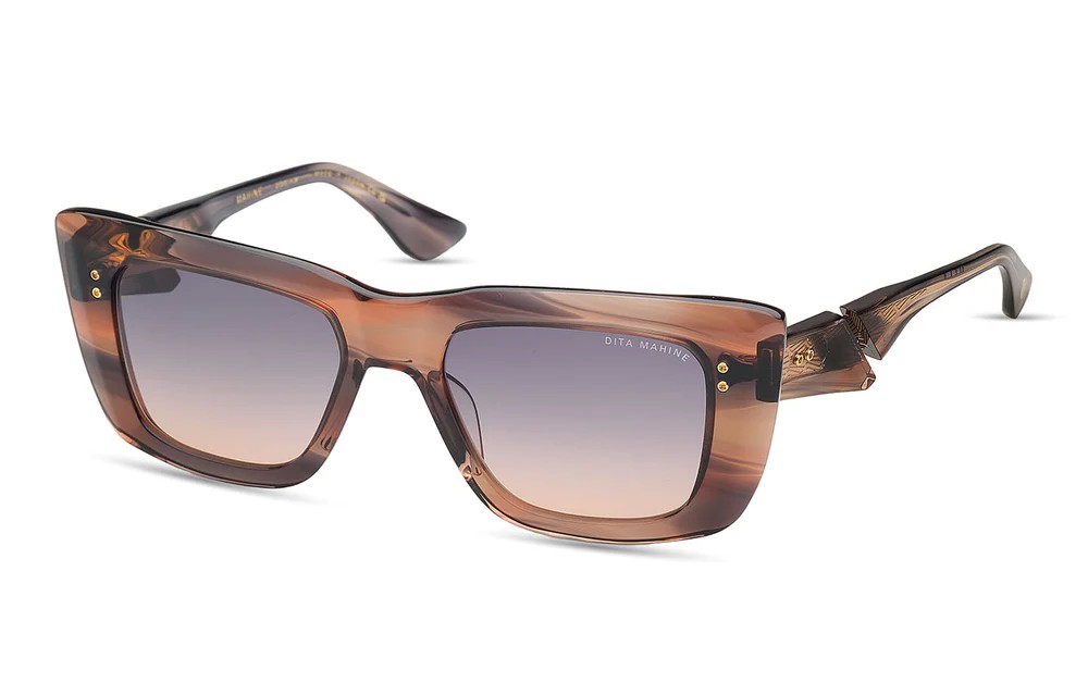 Dita MAHINE DTS437-A - 02 - 53 Sonnenbrillen Havana Eckig