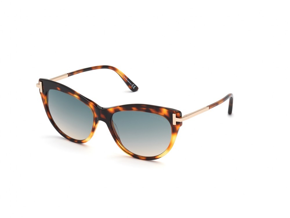 Tom Ford FT0821 KIRA - 55P - 56 Sonnenbrillen Havanna Cat Eye