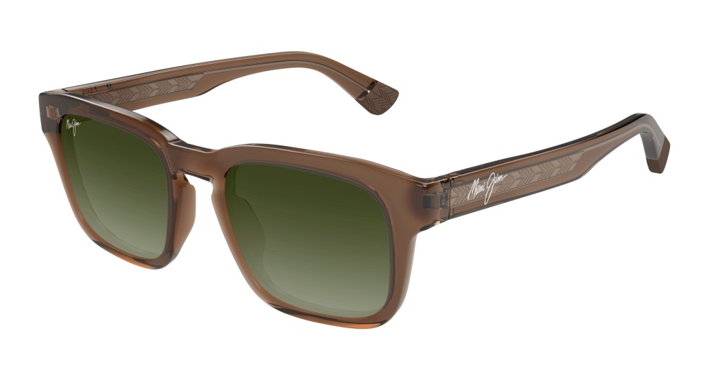 Maui Jim MJ0643S MALUHIA - 003 - 52 - MIT POLARISIERTEN GLÄSERN Sonnenbrillen Braun Eckig