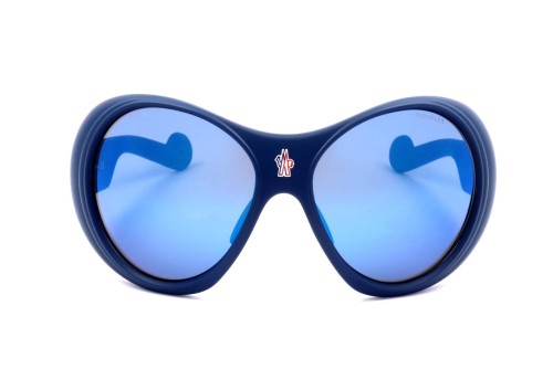 Moncler ML0148 - 91X - 64 Sonnenbrillen Blau Schmetterling
