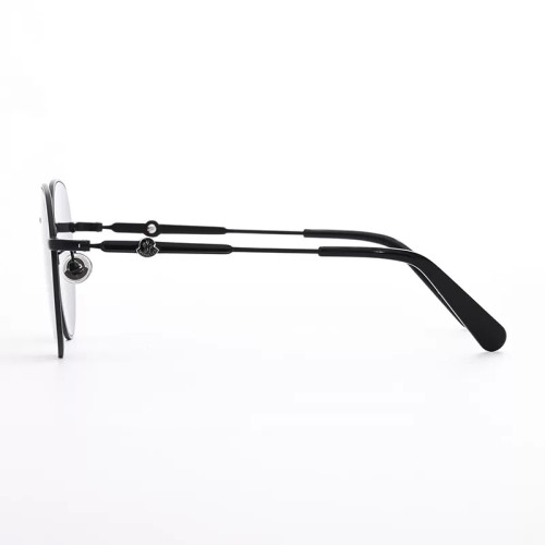 Moncler ML0236-K - 02A - 55 Sonnenbrillen Schwarz Kissenform (Abgerundet)
