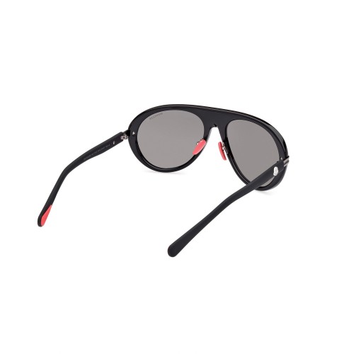 Moncler ML0240 NAVIGAZE - 01A - 57 Sonnenbrillen Schwarz Pilot (Aviator)