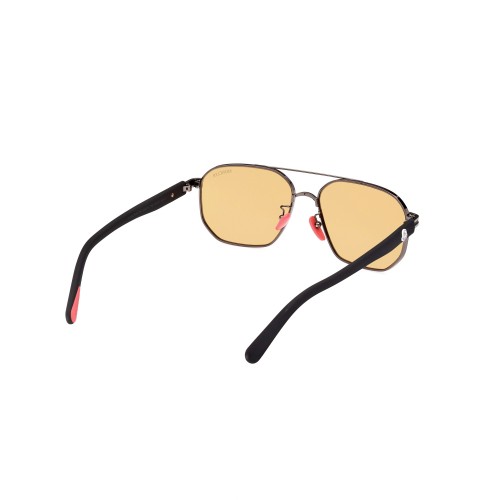 Moncler ML0242-H FLAPERON - 08E - 56 Sonnenbrillen Schwarz Pilot (Aviator)