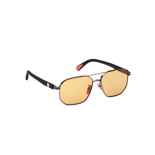 Moncler ML0242-H FLAPERON - 08E - 56 Sonnenbrillen Schwarz Pilot (Aviator)