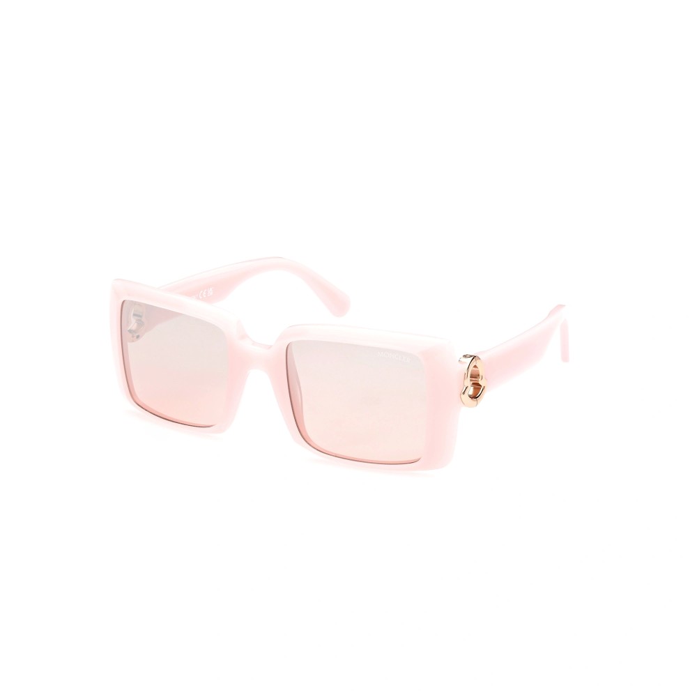 Moncler ML0244 PROMENADE - 72Z - 53 Sonnenbrillen Rosa Eckig