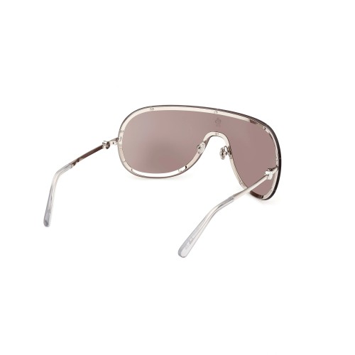 Moncler ML0256 AVIONN - 16C - 138 Sonnenbrillen Silber Schild