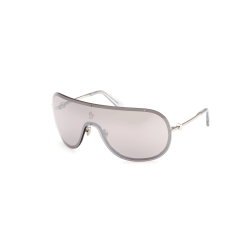 Moncler ML0256 AVIONN - 16C - 138 Sonnenbrillen Silber Schild