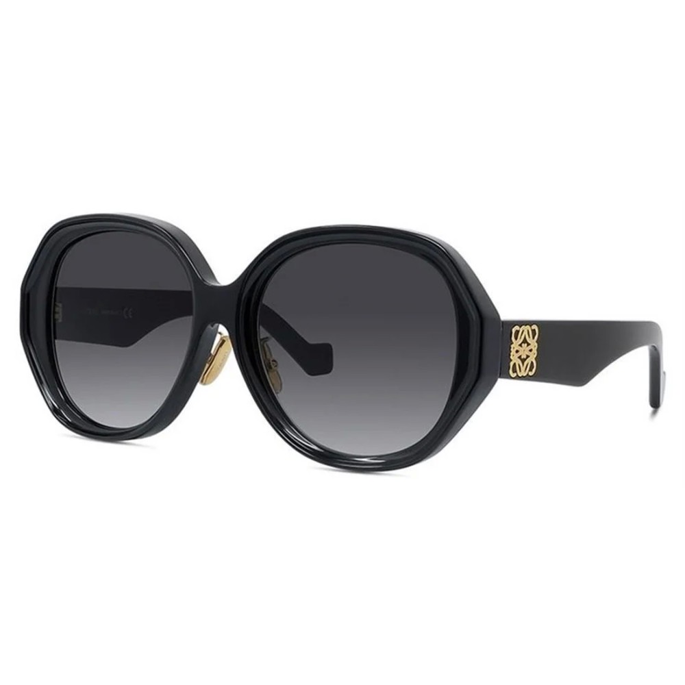 Loewe LW40080U - 01B - 57 Sonnenbrillen Schwarz Kissenform (Abgerundet)