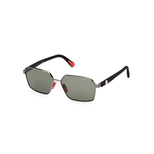 Moncler ML0268 MONTAGE - 12R - 59 - MIT POLARISIERTEN GLÄSERN Sonnenbrillen Eckig