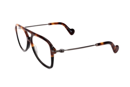 Moncler ML5081 - 056 - 56 Brillenfassungen Havanna Pilot (Aviator)