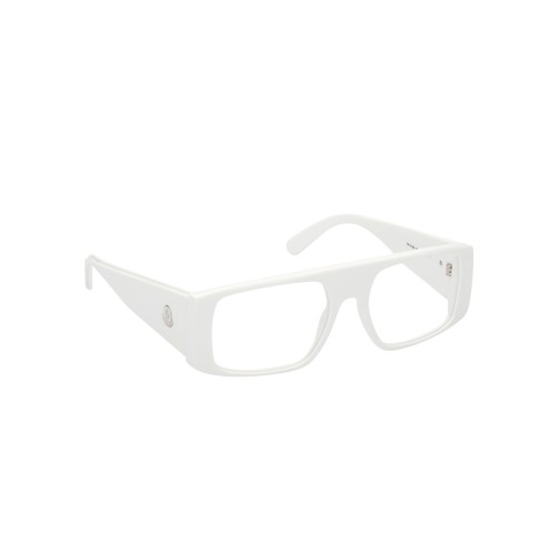 Moncler ML5186 - 021 - 55 Brillenfassungen Weiß Eckig