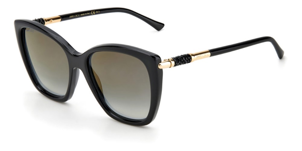 Jimmy Choo ROSE/S - 807FQ - 55 Sonnenbrillen Schwarz Cat Eye