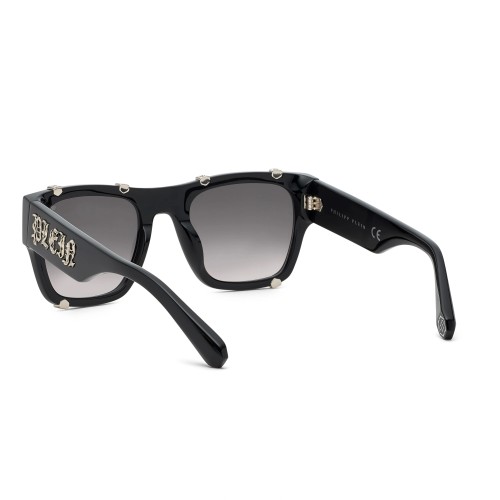 Philipp Plein SPP042W ICON - 0700 - 54 Sonnenbrillen Schwarz Eckig
