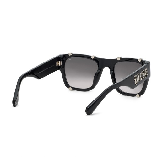Philipp Plein SPP042W ICON - 0700 - 54 Sonnenbrillen Schwarz Eckig