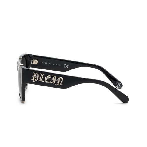 Philipp Plein SPP042W ICON - 0700 - 54 Sonnenbrillen Schwarz Eckig