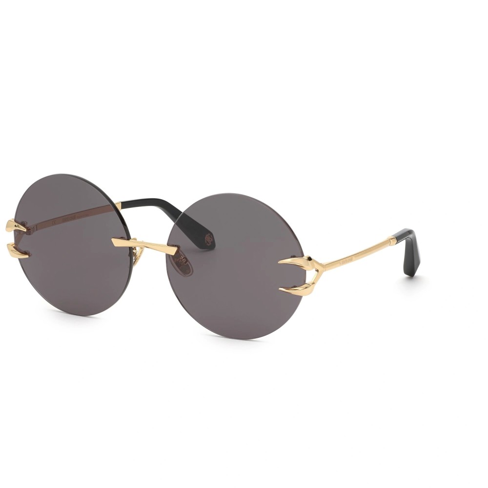 Roberto Cavalli SRC006 - 0300 - 63 Sonnenbrillen Gold Rund