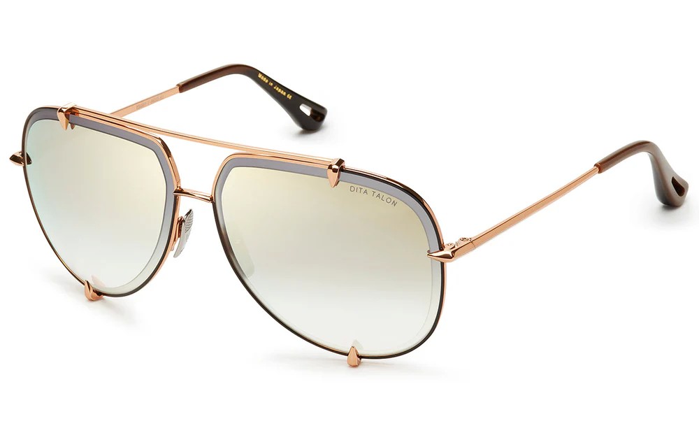 Dita TALON 23007 - F - 62 Sonnenbrillen Roségold Pilot (Aviator)