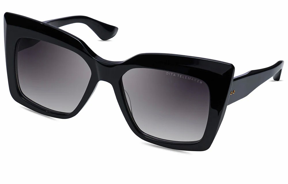 Dita TELEMAKER DTS704-A - 01 - 57 Sonnenbrillen Schwarz Cat Eye