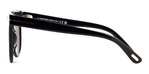 Tom Ford FT1109 MOIRA ECO - 01D - 53 - MIT POLARISIERTEN GLÄSERN Sonnenbrillen Schwarz Rund