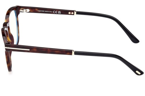 Tom Ford TF5890-B ECO - 056 - 51 Brillenfassungen Havanna Abgerundet