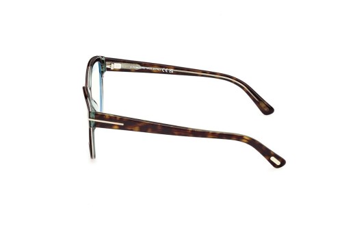 Tom Ford TF5954-B - 055 - 54 - MIT BLAU-VIOLETTEM LICHTFILTER-GLÄSERN Brillenfassungen Havanna Cat Eye