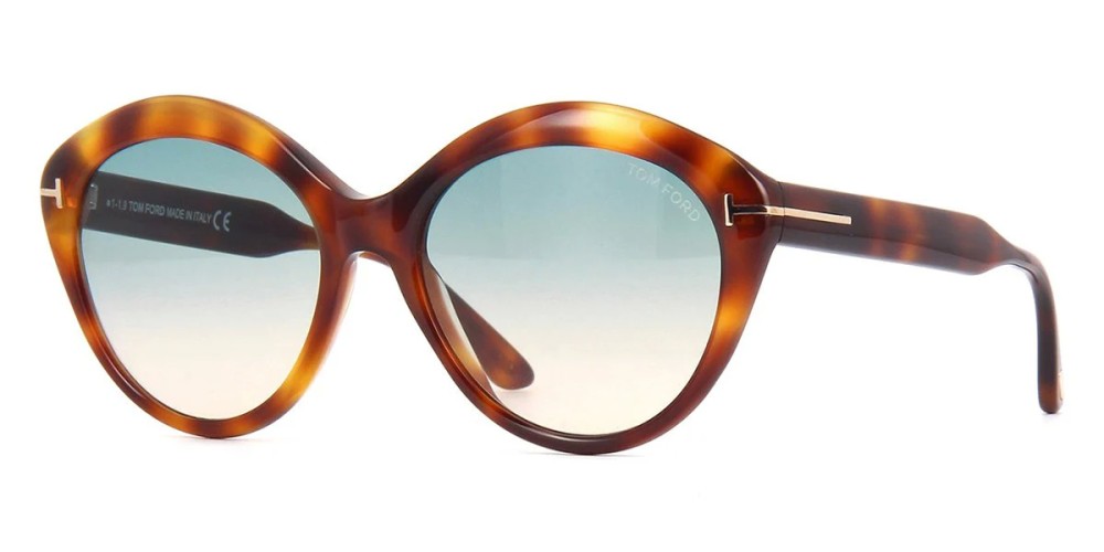 Tom Ford FT0763 MAXINE - 53P - 56 Sonnenbrillen Havanna Cat Eye