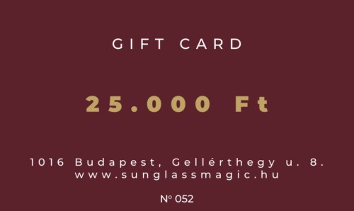 Sunglass Magic Ajándékkártya 25.000 Ft Geschenkkarte