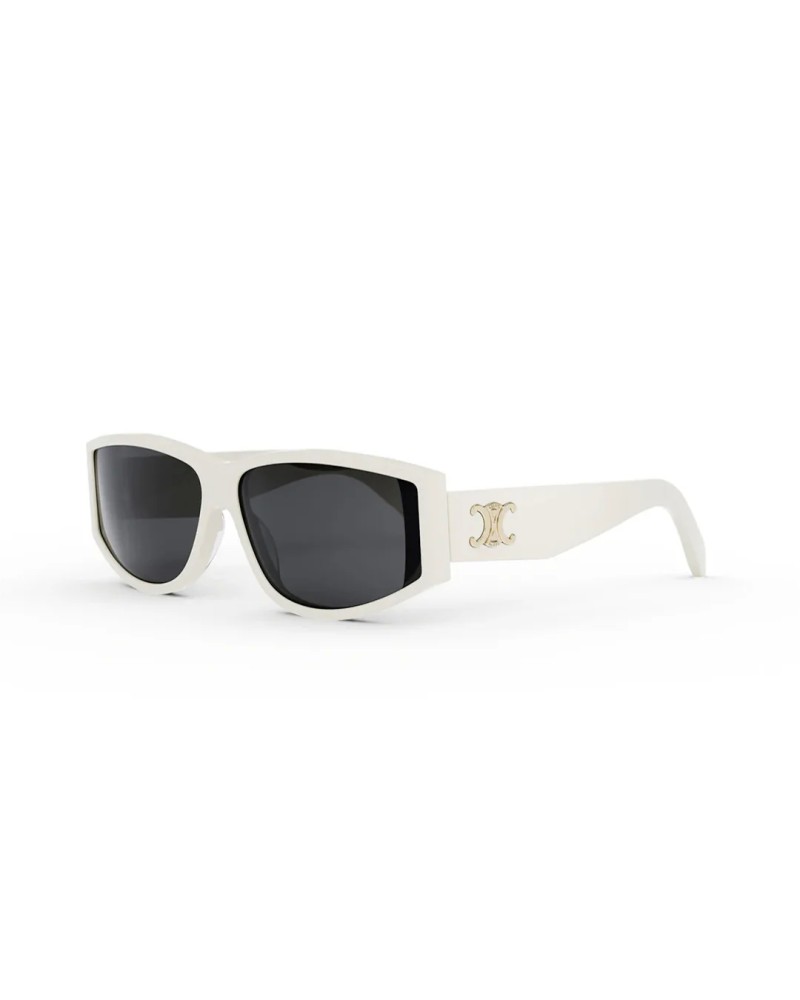 Celine CL40227U - 25A - 63 Sonnenbrillen Weiß Eckig